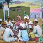 Семья мусульман на севере Африки