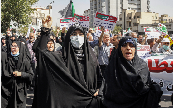 Протесты о ношении одежды женщин в Иране